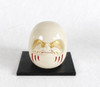 Daruma Darma Japanese Lucky Doll Takaoka Metalcraft 2.75inch White Made in Japan