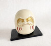 Daruma Darma Japanese Lucky Doll Takaoka Metalcraft 2.75inch White Made in Japan