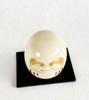 Daruma Darma Japanese Lucky Doll Takaoka Metalcraft 2.75inch White Made in Japan