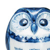 Kutani Ware Fukuro Owl Sometsuke Blue and White – Made in Japan 2.5in