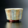 Kutani ware JapanSake Cup  Polychrome with Gold Accents by Yukio Yoshida