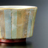 Kutani ware JapanSake Cup  Polychrome with Gold Accents by Yukio Yoshida