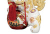 Kutani Ware Foo dog Shishi Lion White mori Art Treasure motif Japan 10.6in