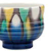 Kutani yaki ware Japanese Sake cup Guinomi Yusai glaze Hakuho Kiln Japan