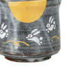 Yunomi Kutani yaki ware Japanese green tea cup Large Yunomi Rabbit Moon Japan