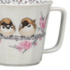 Kutani yaki ware Japanese Mug Coffee Tea Soup Cup Sparrow Suzume Japan