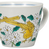 Kutani yaki ware Japanese Mug Coffee Tea Soup Cup Flower and Bird Kacho