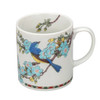 Kutani yaki ware Japanese Mug Coffee Tea Soup Cup Cherryblossom Blue Bird