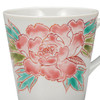 Kutani yaki ware Japanese Mug Coffee Tea Soup Cup Peony Sawada Ikumi Japan