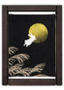 Kyoto Koyomi Frame Seasonal Textile Art Frame Rabbit Moon Autumn