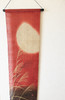 Kyoto Tapestry Wall Hanging Handpainted The Waiting Moon Red