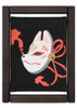Kyoto Koyomi Frame Seasonal Textile Art Frame Fox Mask Autumn Seasonal
