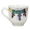 Kutani yaki ware Japanese Mug Coffee Tea Soup Cup Iro-e Grape Ginsen kiln Japan
