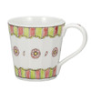 Kutani yaki ware Japanese Mug Coffee Tea Soup Cup Hanairo Pink floral Ako Mori