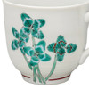 Kutani yaki ware Japanese Mug Coffee Tea Soup Cup Clover Taishi Kiln Japan
