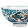 Gohan Chawan Kutani yaki ware Japanese Rice bowl Arabesque Landscape Japan