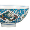 Gohan Chawan Kutani yaki ware Japanese Rice bowl Arabesque Landscape Japan
