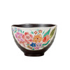 Kutani yaki ware Japanese Rice bowl Ochazuke Chawan Flower garden Sawada Ikumi