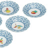 Kutani yaki ware Japanese Small Plate Dish set of 5Fruit Design Plate 4.8 in
