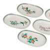 Kutani yaki ware Japanese Serving Plate Dish set of 5Flower Bird style Japan