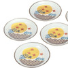 Kutani yaki ware Japanese Small Plate Dish set of 5Weve little bird Japan