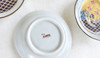 Kutani yaki ware Japanese Small Plate Dish set of 5 Wave Chidori Plover Japan