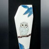 Kutani ware Japan Yamagishi Seiya Owl Ceramic Wall Plaque