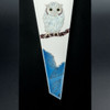 Kutani ware Japan Yamagishi Seiya Owl Ceramic Wall Plaque