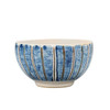 Kutani yaki ware Japanese Rice bowl Donburi Chawan Some Tokusa stripe Soraku-an