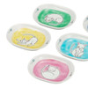Kutani yaki ware Japanese Small Plate Dish set of 5White Kitty Little White Cat