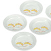 Kutani yaki ware Japanese Small Plate Dish set of 5Jumping rabbit Japan