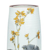 Kutani Ware Flower Vase 8.5-go suwabuki (Japanese Silverleaf) Design Ryuza