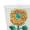 Kutani Ware Soba Choko Cup for Soba  Light Yellow Floral Pattern Soho kiln