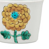 Kutani Ware Soba Choko Cup for Soba  Light Yellow Floral Pattern Soho kiln