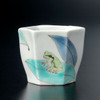 Kutani ware Japan Yamagishi Seiya Sake cup Guinomi frog motif