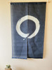 Kyoto Noren Japanese Hanging Door Curtain Linen Enso circle patten Japan Naby