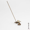 Japanese Incense Holder Take ni Suzume  Bamboo and Sparrow Design, Taka