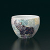 Kutani ware porcelain Sake Cup Pythical Rhino Enamel Yasushi Yamachika Jap