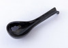 Hooked Renge Spoon  Black | Japanese Mino Ware Ceramic Soup Spoon set of 4