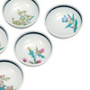 Kobachi Kutani Ware Floral Variety 3.5  Small Bowls set Japanese Tablewa