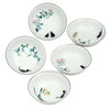 Kobachi Kutani Ware Sanpo Biyori 4.5  Small Bowls Set Japanese Tablew