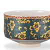 Kutani ware Japanese Matcha Tea bowl Aochibu Tessen Blue dot Japan