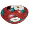 Kutani Ware Red Camellia Design p6.5 Bowl Japanese Tableware