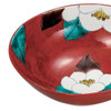 Kutani Ware Red Camellia Design p6.5 Bowl Japanese Tableware