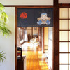 Noren Japanese door curtain 33.46x11.81 in polyester Fukusuke doll Japan