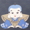 Noren Japanese door curtain 33.46x11.81 in polyester Fukusuke doll Japan