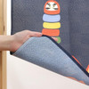 Noren Japanese door curtain 33.46x11.81 in polyester Resilient Daruma Navy Blue