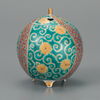 Kutani ware porcelain Incense burner Ninsei-Style ‘Treasures’ Motif Japan