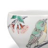Kutani ware Japanese Sake cup Cherryblossom White-eye Taishi kiln Japan