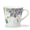 Kutani ware Japanese Mug Coffee Tea cupTsuyoshi Sato Clematis Design Japan